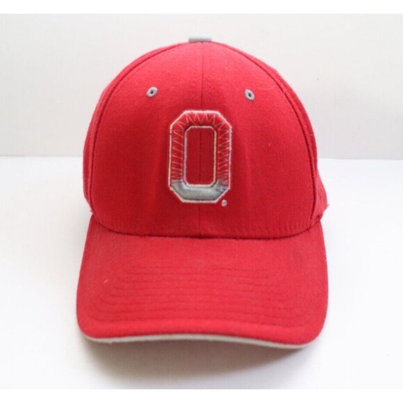 Ohio State Buckeyes Hat Zephyr The‎ Z  Fitted Red Baseball Cap NCAA - Picture 1 of 6